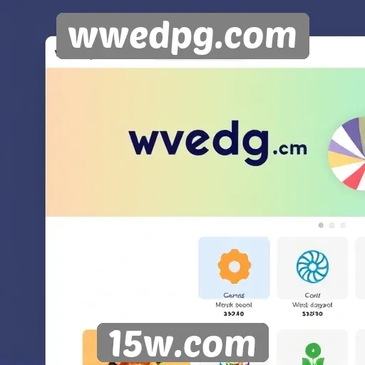Interface do usuário do site wwedpg