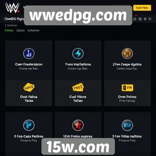 Análise das funcionalidades do site wwedpg